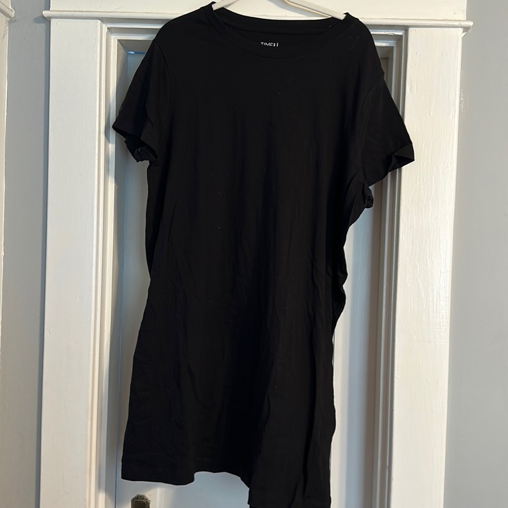 Time and Tru black tee dress XL